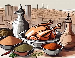 The cuisine of the Middle East features vibrant flavors, with dishes like hummus, falafel, and kebabs. It emphasizes fresh ingredients like olive oil, herbs, and spices, offering a rich cultural and culinary experience.