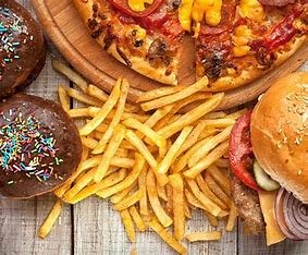 Fast food and junk food are often high in calories, unhealthy fats, sugars, and sodium, offering quick, convenient meals but contributing to health issues like obesity, heart disease, and poor nutrition when consumed regularly.